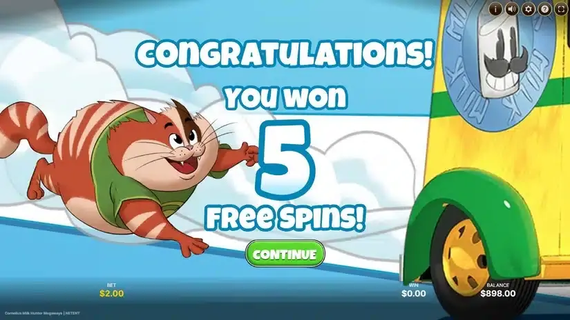 Cornelius Milk Hunter slot screenshot 3