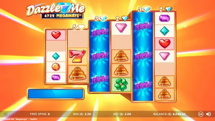 Dazzle Me Megaways slot screenshot 5