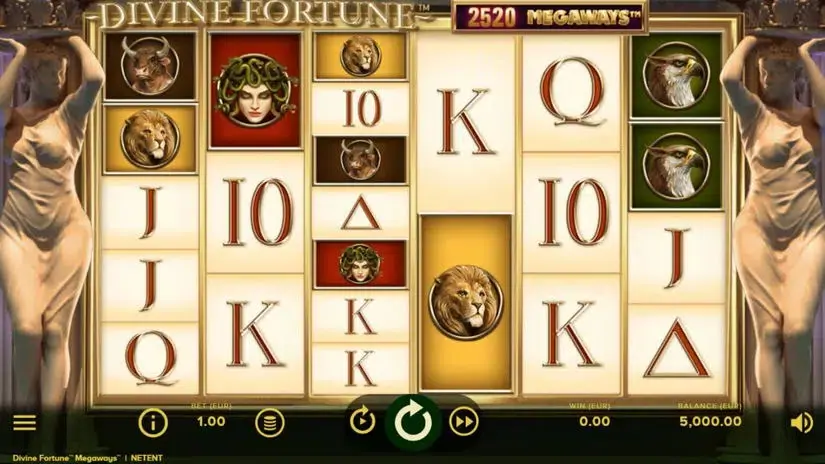 Divine Fortune Megaways slot screenshot 