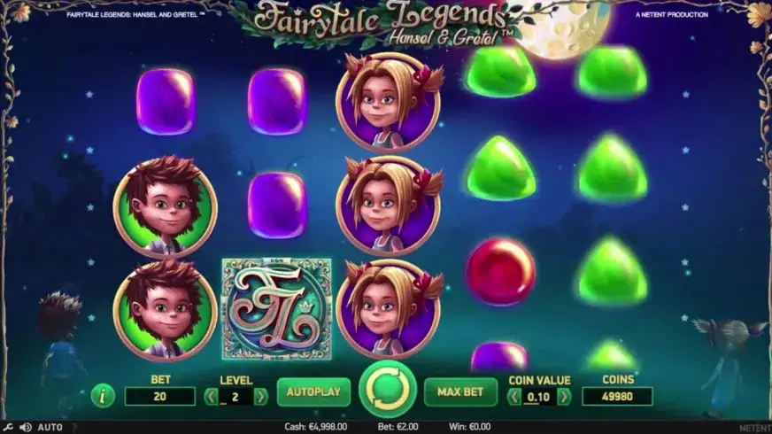 Fairytale Legends: Hansel & Gretel slot screenshot 1