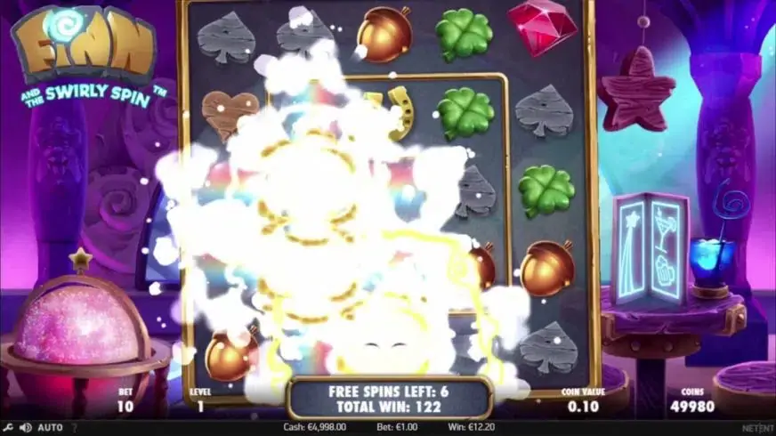 Finn and the Swirly Spin slot screenshot 3