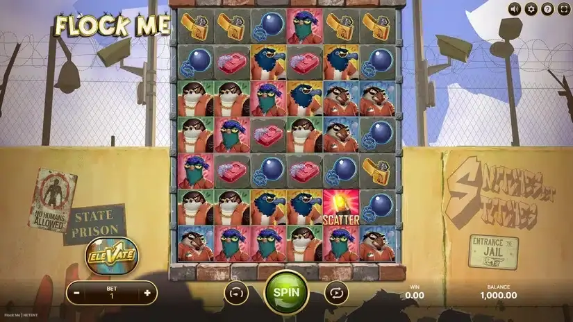 Flock Me slot screenshot 1