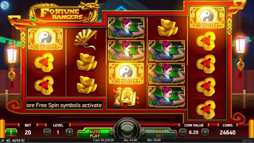 Fortune Rangers slot screenshot 3