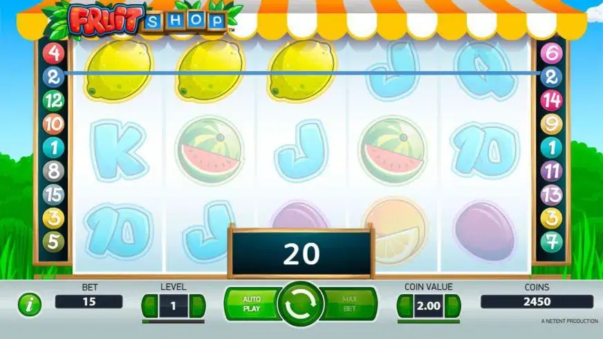 Fruit Shop slot screenshot 2