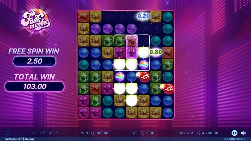 Funk Master slot screenshot 6