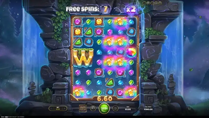 Gem Crush slot screenshot 6