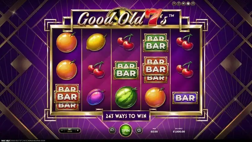 Good Old 7’s slot screenshot 1