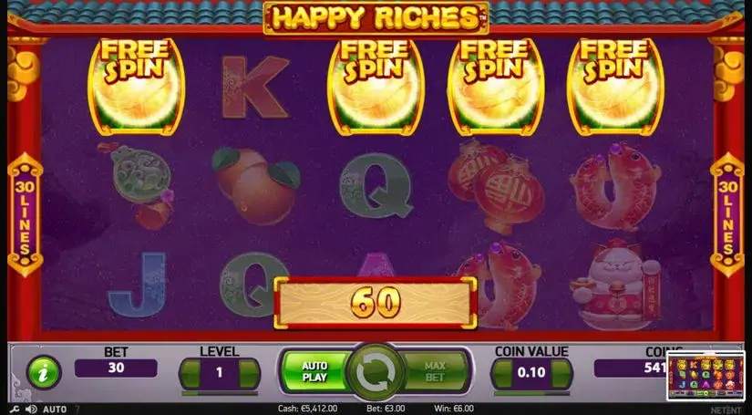 Happy Riches slot screenshot 3
