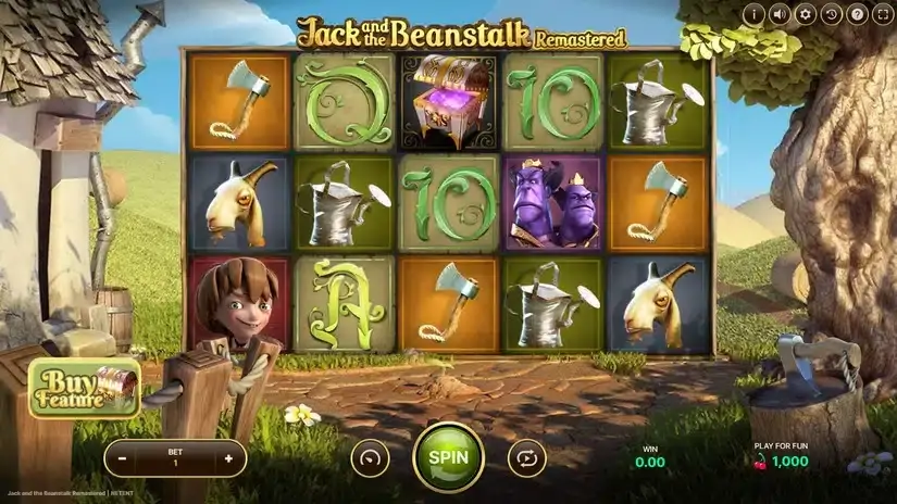 Jack and the Beanstalk Remastered slot screenshot 1