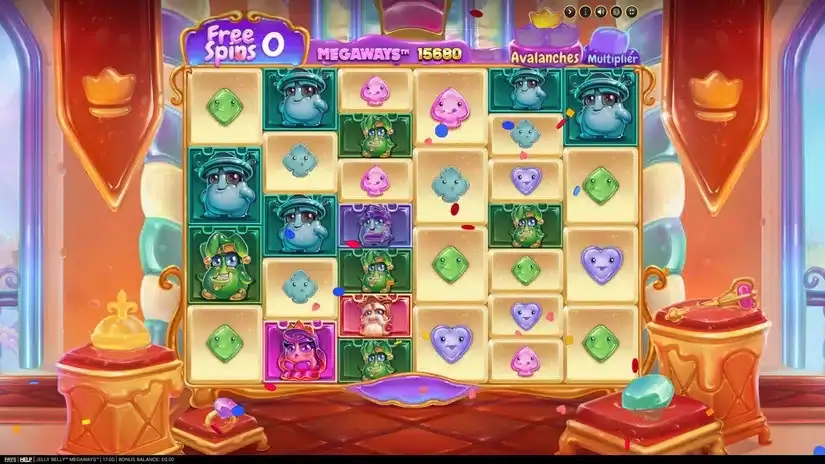 Jelly Belly Megaways slot screenshot 