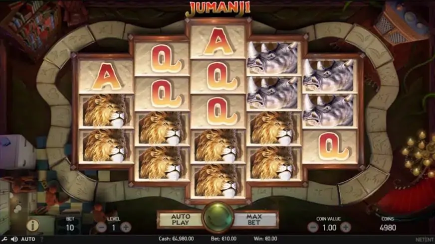 Jumanji™ slot screenshot 