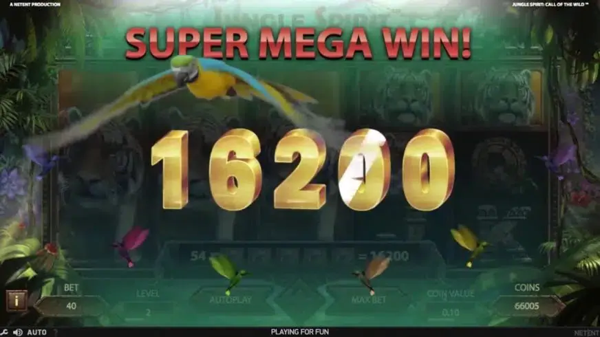 Jungle Spirit: Call of the Wild slot screenshot