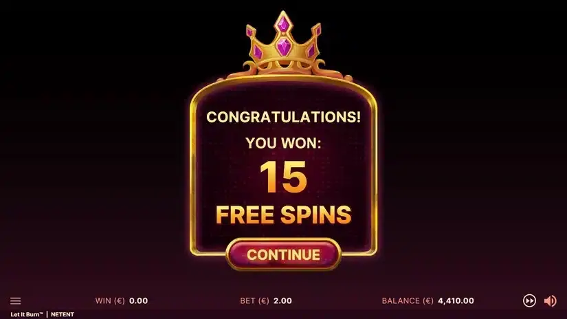 Let It Burn slot screenshot 2