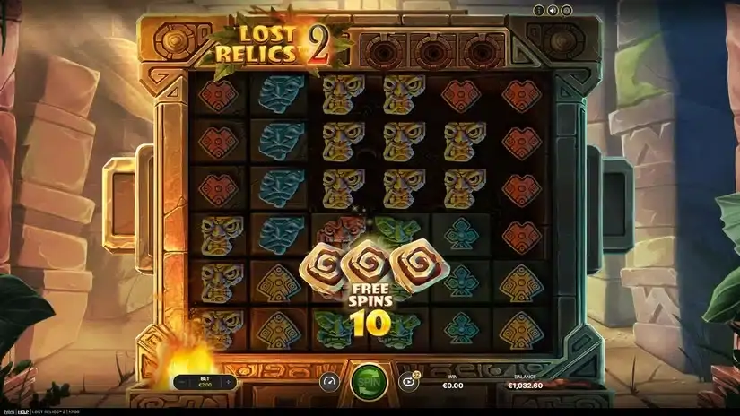 Lost Relics 2 slot screenshot 5