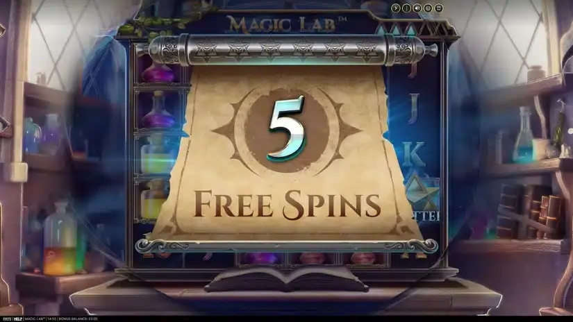 Magic Lab slot screenshot 3