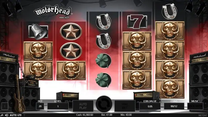 Motörhead slot screenshot 3