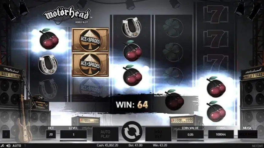 Motörhead slot screenshot 2