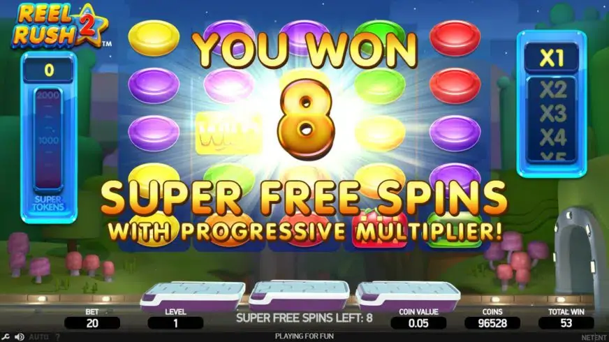 Reel Rush 2 slot screenshot 6