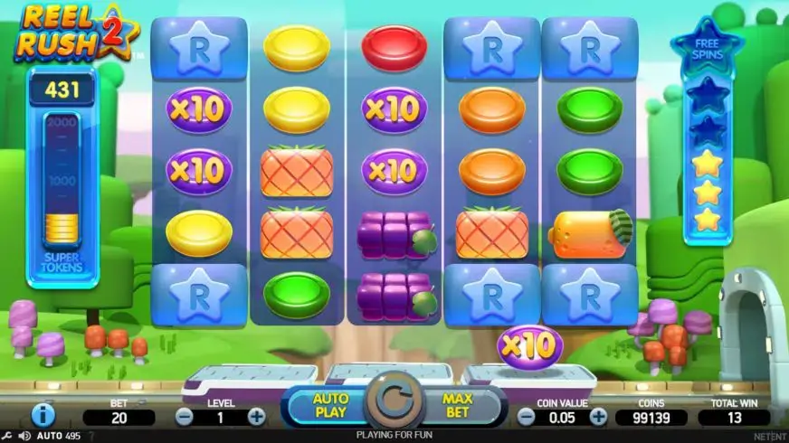 Reel Rush 2 slot screenshot 3