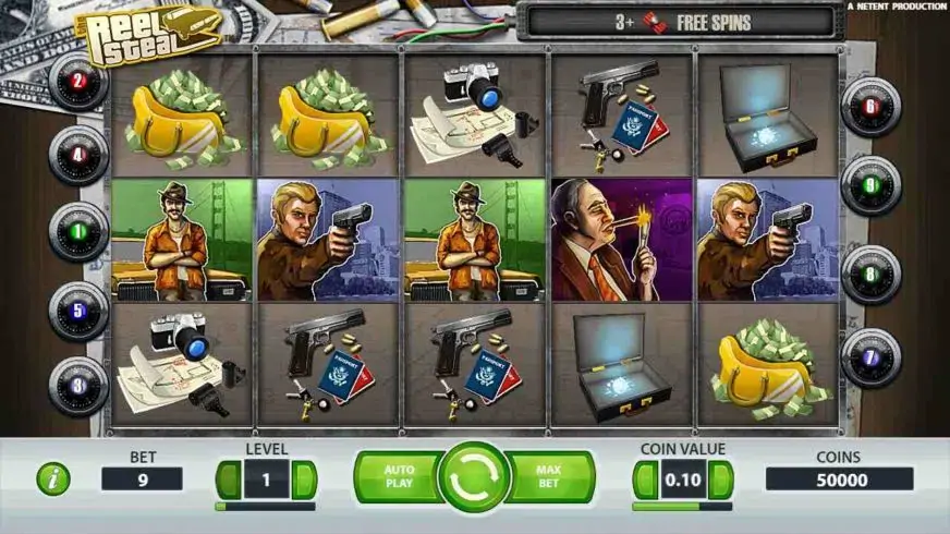 Reel Steal slot screenshot 1