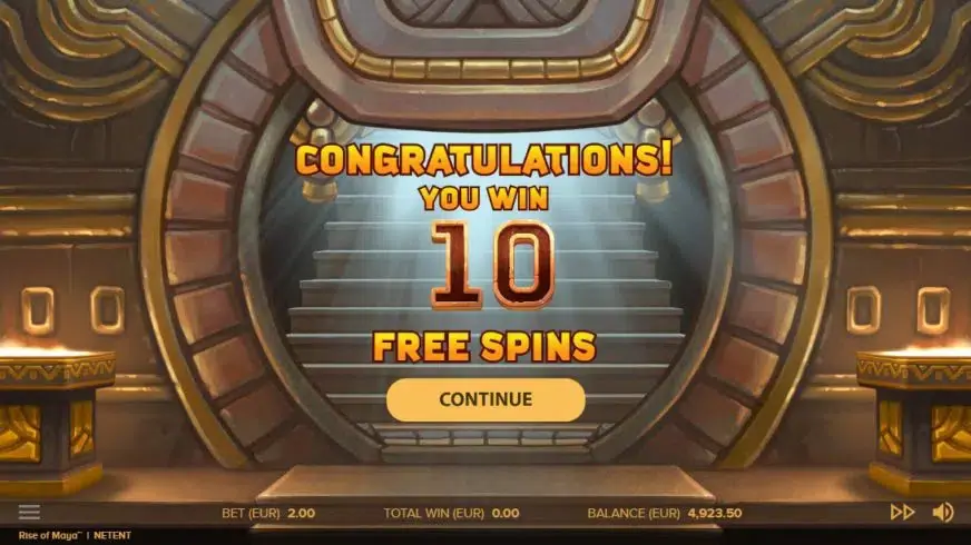 Rise of Maya slot screenshot 4