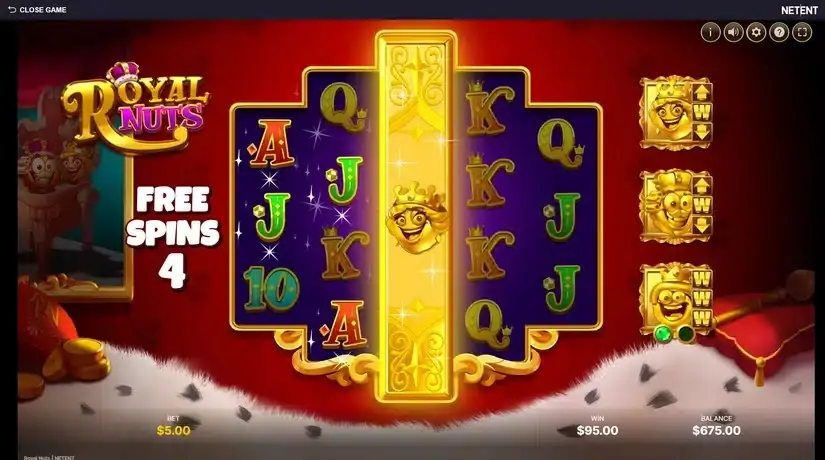 Royal Nuts slot screenshot 4