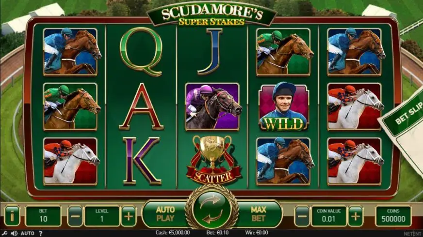 Scudamore’s Super Stakes slot screenshot 1