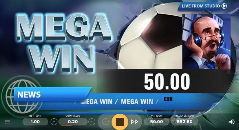 Super Striker slot screenshot 2