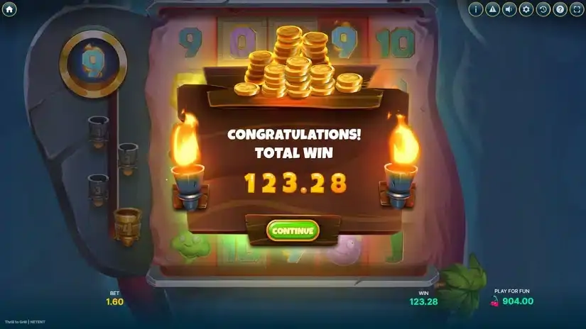 Thrill to Grill slot screenshot 5