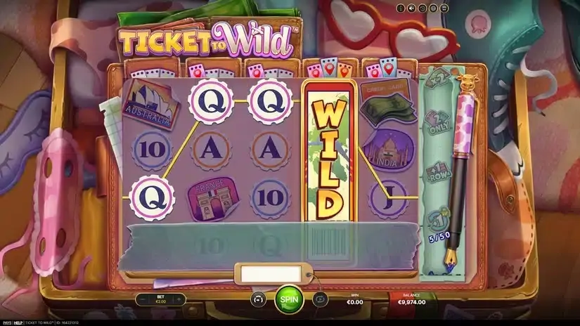 Ticket To Wild slot screenshot 3