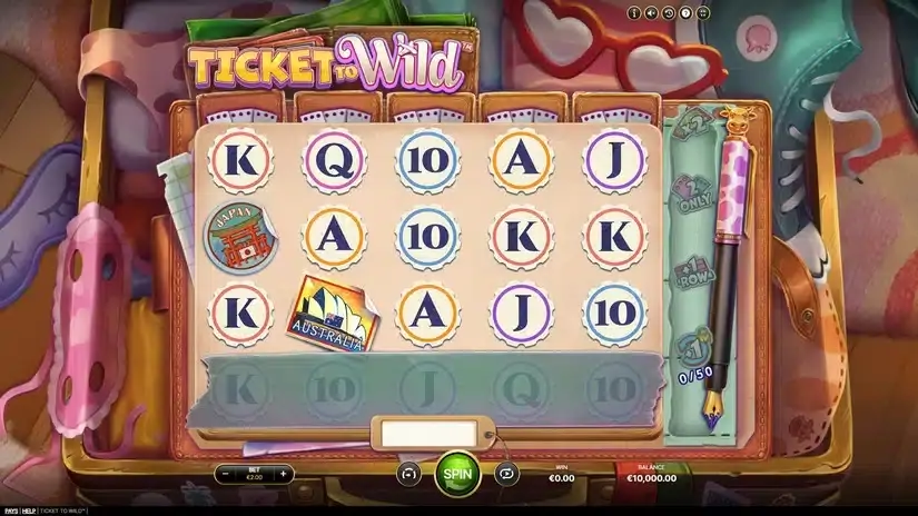 Ticket To Wild slot screenshot