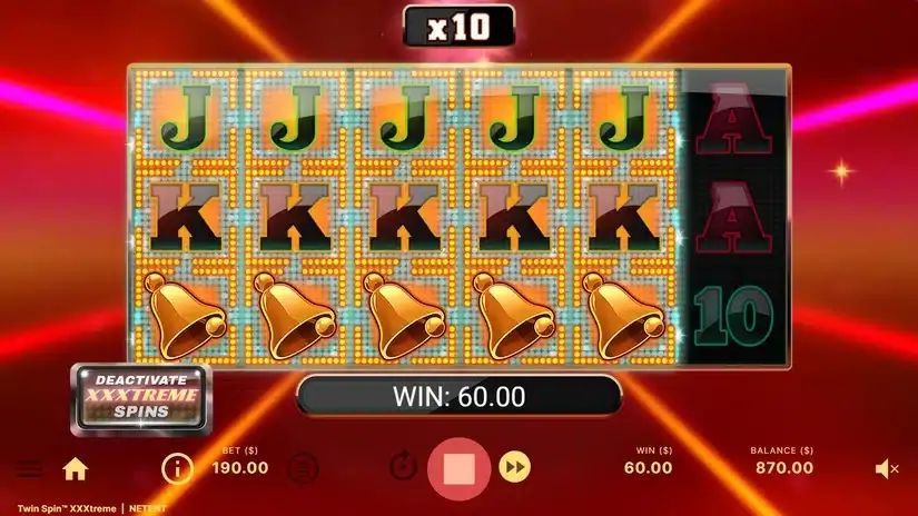 Twin Spin™ XXXtreme slot screenshot 2