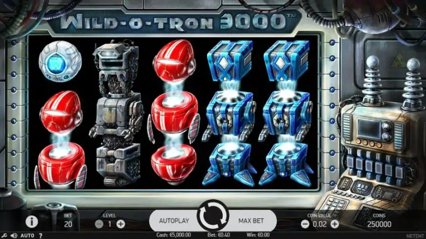Wild-O-Tron 3000 slot screenshot 1