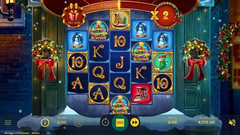 Wonders of Christmas slot screenshot 4