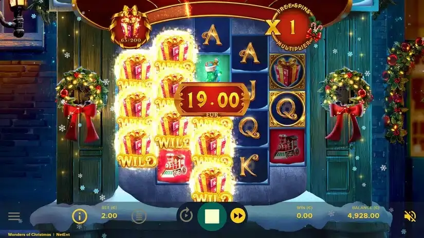 Wonders of Christmas slot screenshot 3