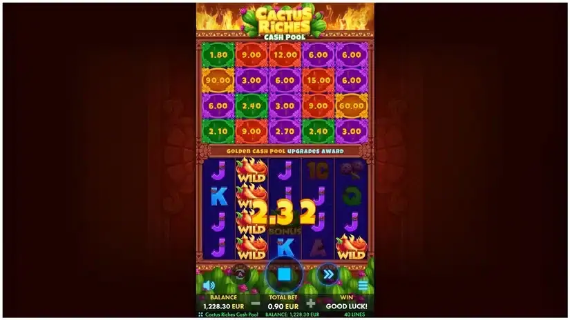 Cactus Riches: Cash Pool slot screenshot 1