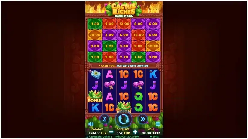 Cactus Riches: Cash Pool slot screenshot 3