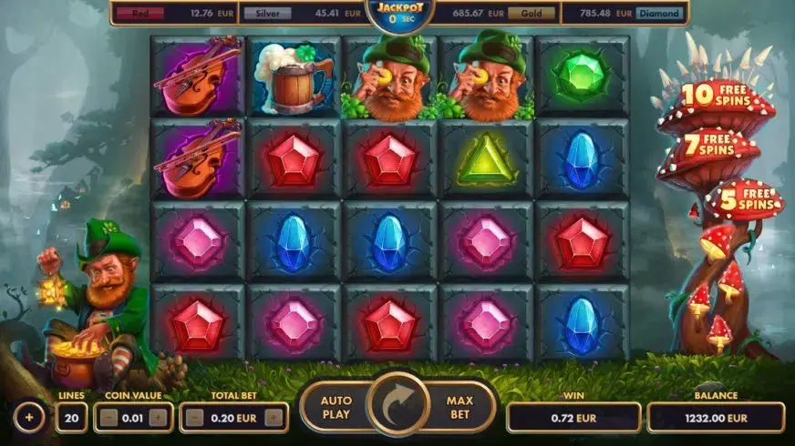 Clover Stones slot screenshot 3