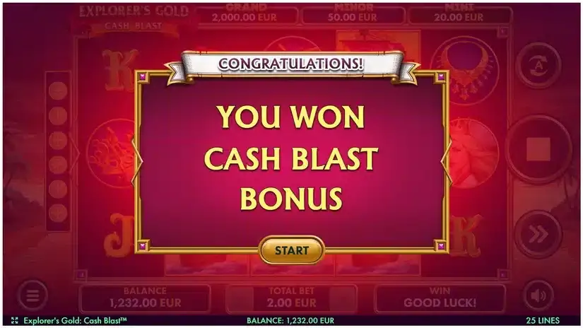 Explorer’s Gold Cash Blast slot screenshot 3