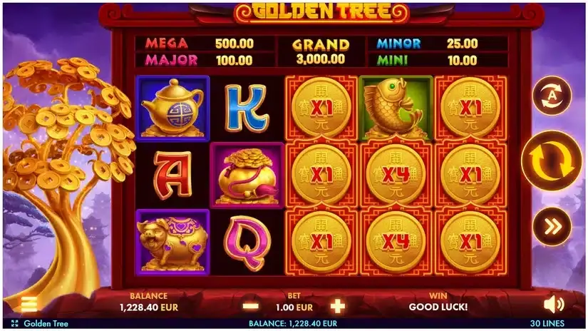 Golden Tree slot screenshot 2