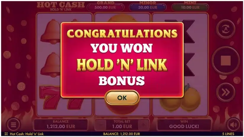 Hot Cash: Hold ‘n’ Link slot screenshot 4