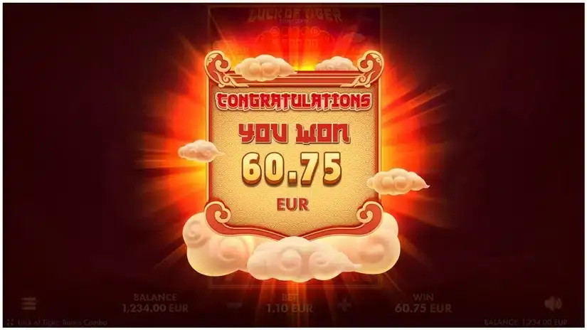 Luck of Tiger: Bonus Combo slot screenshot 4