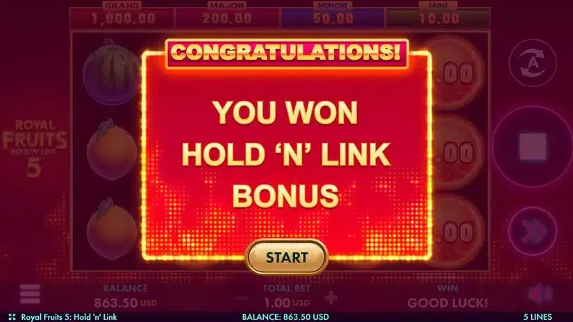 Royal Fruits 5 slot screenshot 3