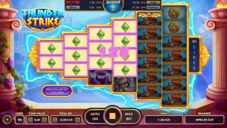 Thunderstrike slot screenshot 1