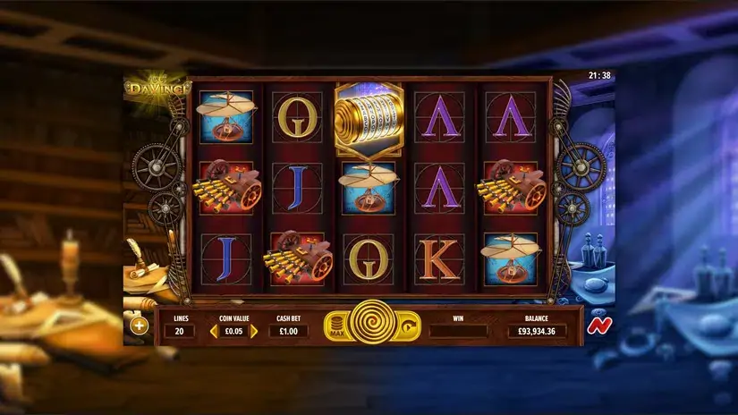 Age of DaVinci slot screenshot 1