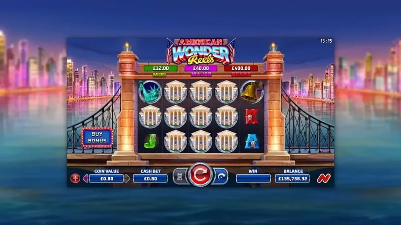 American Wonder Reels slot screenshot 1