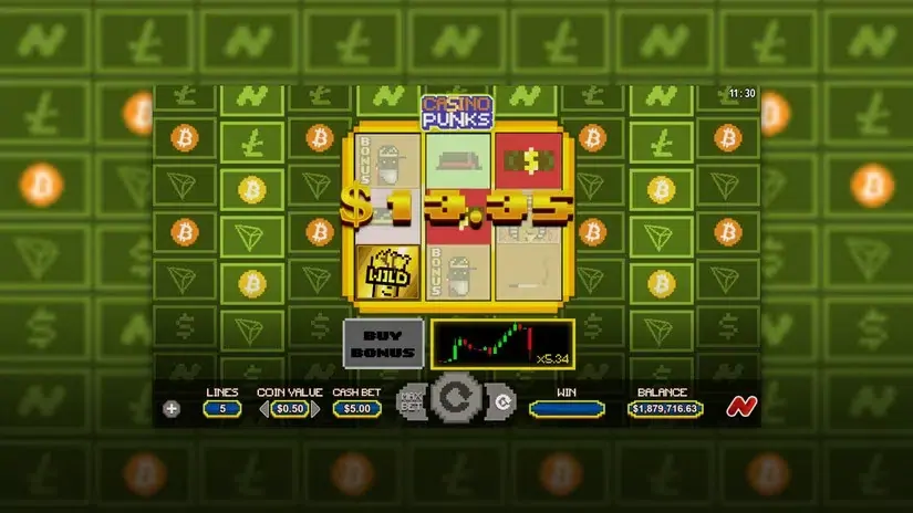 Casino Punks slot screenshot 2