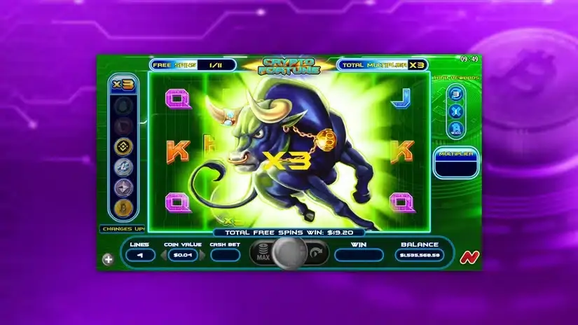 Crypto Fortune slot screenshot 6
