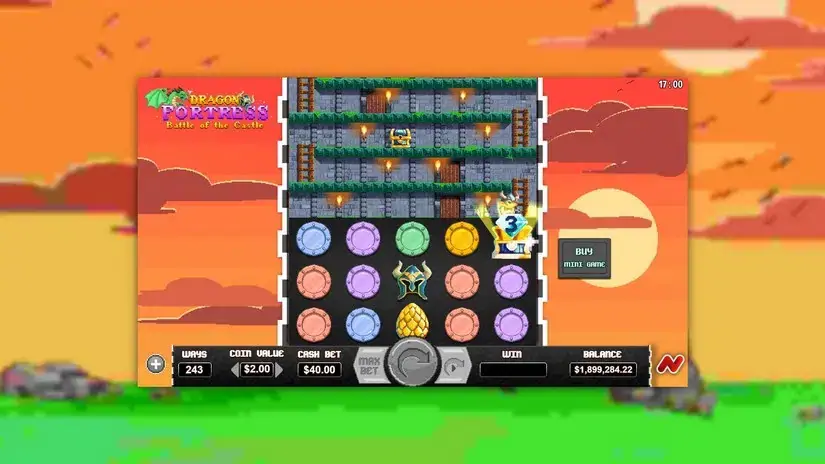 Dragon Fortress Battle of the Castle slot screenshot 2