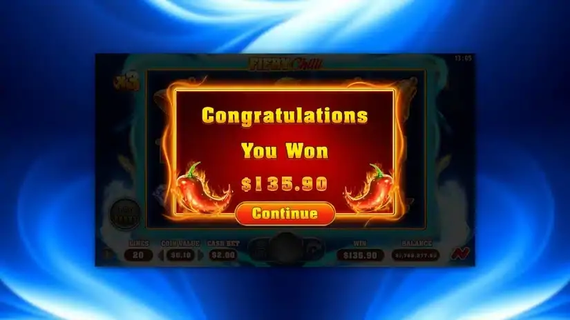 Fiery Chilli slot screenshot 6